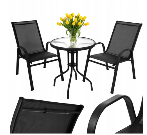 Screenshot 2026-04-02 at 21-10-00 Zestaw mebli ogrodowych metal Iso Trade czarny 3 el. • Cena Opinie - Allegro.png