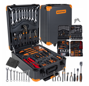 Zestaw Narzędzi Bigstren 1000 el Walizka Aluminiowa Klucze Nasadki Bity XXL