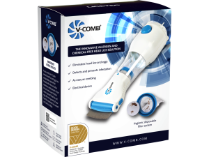 Grzebień odkurzacz na wszy i gnidy V-COMB