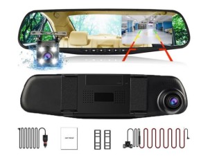 Rejestrator Jazdy Lusterko Kamera cofania w Lusterku