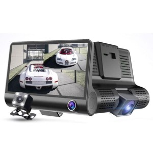 Rejestrator jazdy 3 kamery kamera cofania FULL HD