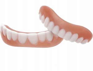 2x Nakładka za Zęby Sztuczne Zęby Góra i Dół