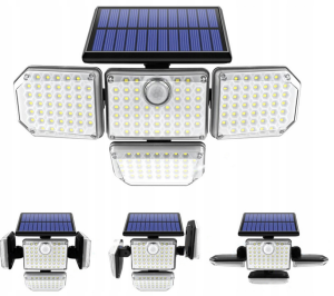 Lampa Solarna LED Czujnik Ruchu Zmierzchu