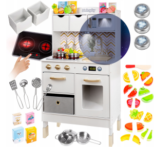 Drewniana Duża Kuchnia dla Dzieci  PREMIUM 