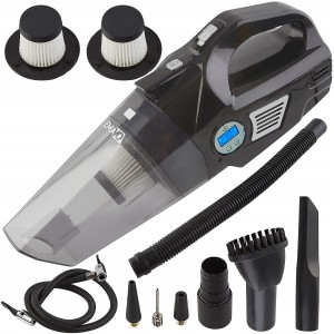 AirStorm 2w1 - kompresor i odkurzacz samochodowy brzezprzewodowy 