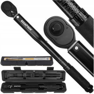 Klucz Dynamometryczny 3/8 7-112nm z Blokadą Blokada do Kół Precyzyjny Etui